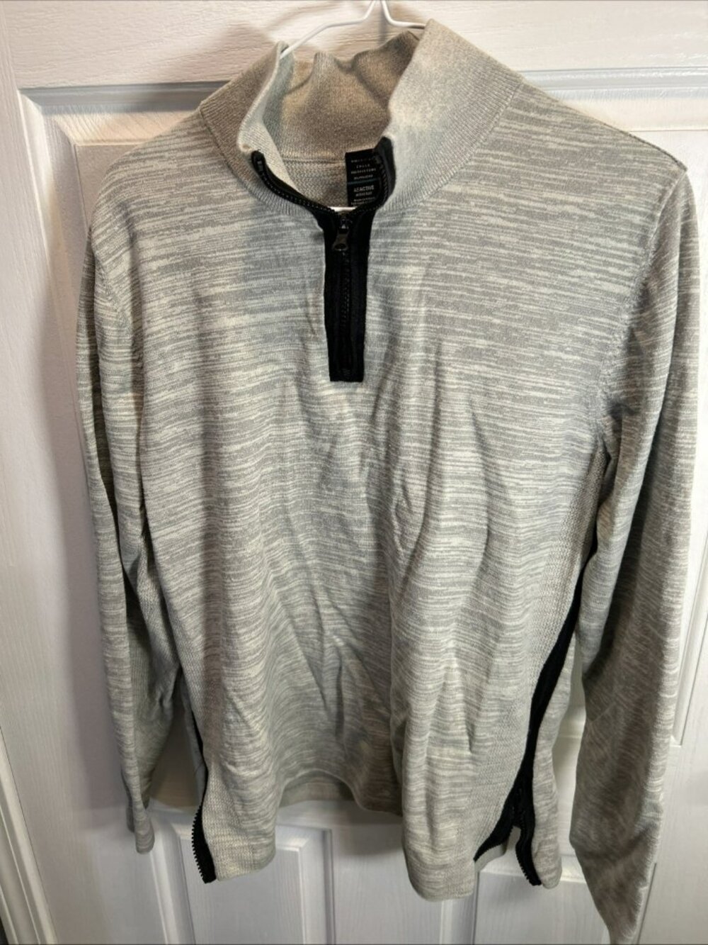 American Eagle Sweatshirt AE Active Flex Gray 1/4 Zip XL